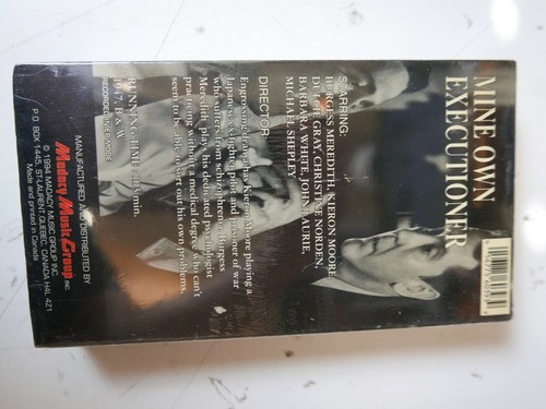 Mine Own Executioner Rare New Sealed Classic Thriller VHS Collectors Edition - Picture 2 of 2