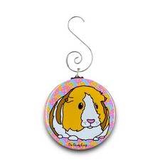 Guinea Pig Tropical Mini Ornament Handmade Holiday Stocking Stuffer Decor