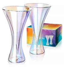 Dragon Glassware Cocktail Glasses 8oz Set of Two - The Aura Collection