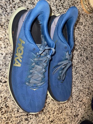 Hoka One One Mach 4 Pro Fly Mens Blue Coral/ Black Running  display picture 1