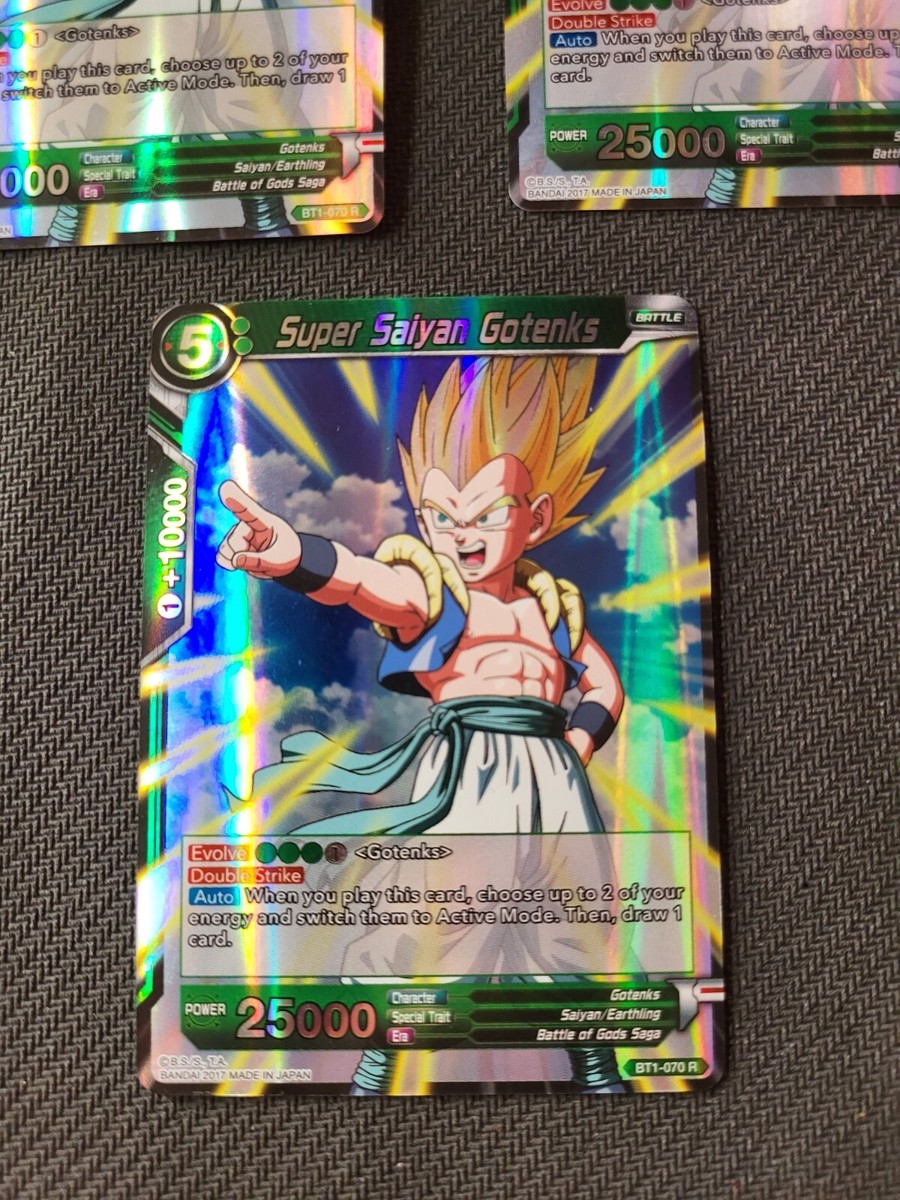 3x Super Saiyan Gotenks BT1-070 R Dragon Ball Super Card TCG LP