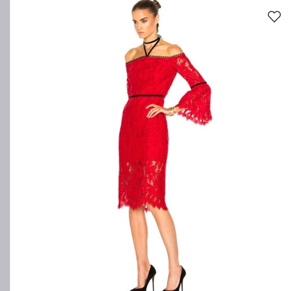 Alexis Red floral lace Odette dress S NWOT | eBay Alexis Red Floral Lace Odette Dress S Nwot | Ebay