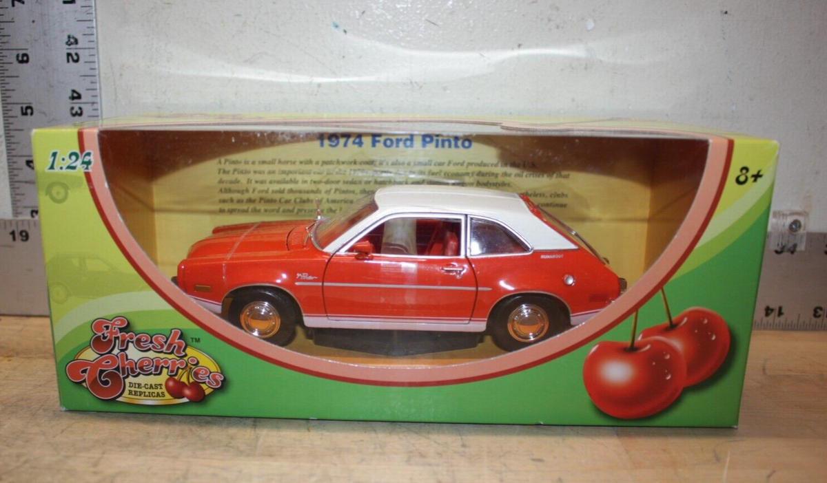 Motor Max Fresh Cherries 1974 Brown Ford Pinto 1 24 Scale Diecast