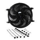14'' 90W Electric Curved Blade Reversible Radiator Fan W/ Mounting Kits