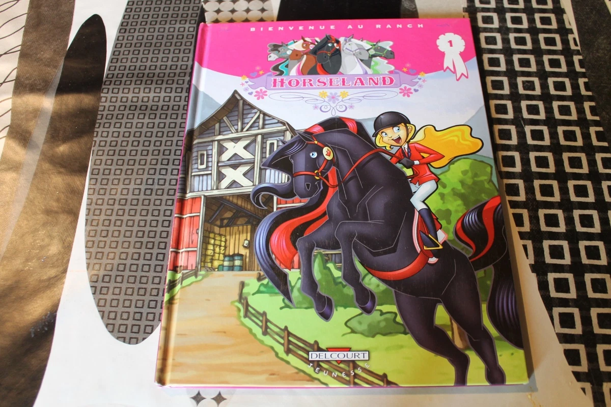 Lansay - 12058 - HorseLand - Figurine - Animaux - Cheval Avec Personnage Articule - Rosa Et Panache