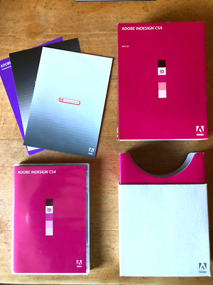 Adobe InDesign CS4 Mac OS gebraucht mit Seriennummer original 