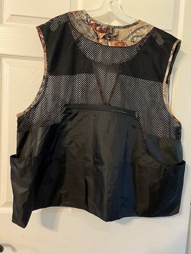 Vest Outfitters Ridge Camouflage Vest Size 2XL Mesh Back Zip Closure -NWOT - Picture 6 of 7