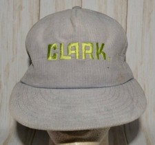 Clark Corduroy Louisville Full Back Trucker Hat Snapback Vintage Made In USA