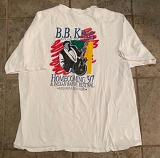 VINTAGE BB KING HOMECOMING '97 INDIANOLA (XL) SHIRT ~ SIGNED