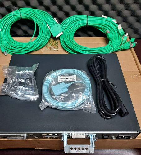 Cisco 1841 Terminal Access Server 15.1 HWIC-16A CAB-HD8-ASYNC 2511 1-YR Warranty - Picture 3 of 3