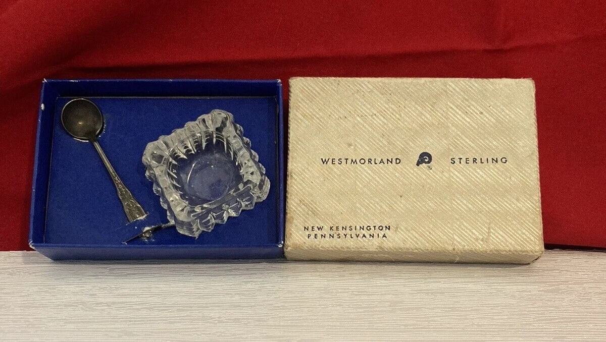 Westmorland Antique US Sterling Silver Salt Cellars for sale | eBay