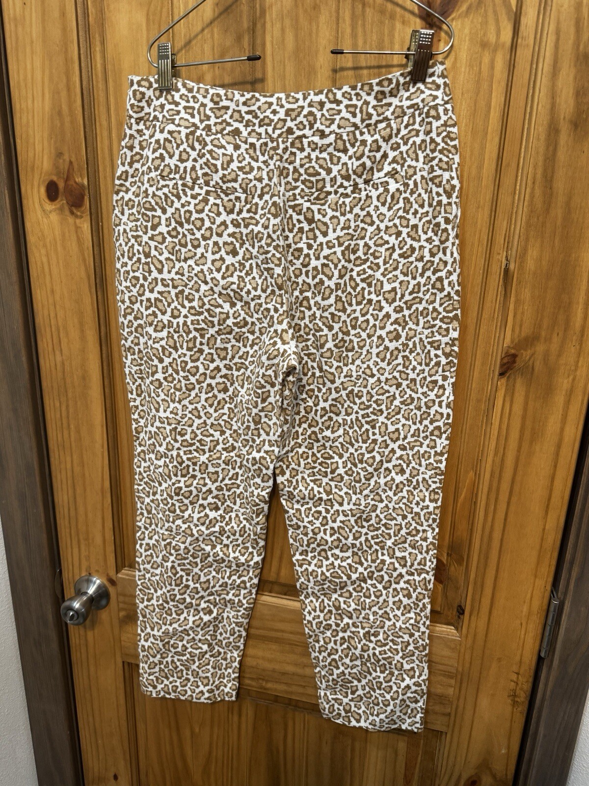 NEW Pendleton Linen Blend Leopard Print Cropped T… - image 2