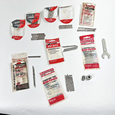 Rotozip Zip Bit Double End Gp10 ZB10 Standard Point 1/8  Rotomite 69Bits Drywall