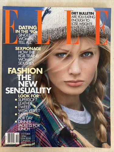 Elle Magazine October 1994  Kirsty Hume Rosie O’Donnell Like New - Foto 1 di 3