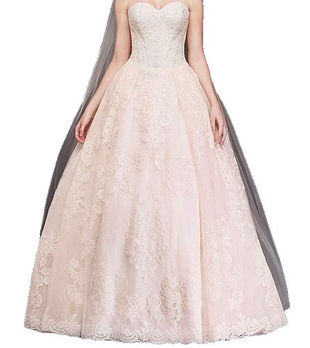 OLEG CASSINI WEDDING DRESS, IVORY CHAMPAGNE RUM, K2000, EMBROIDERY BEADS,  SIZE 8 | eBay