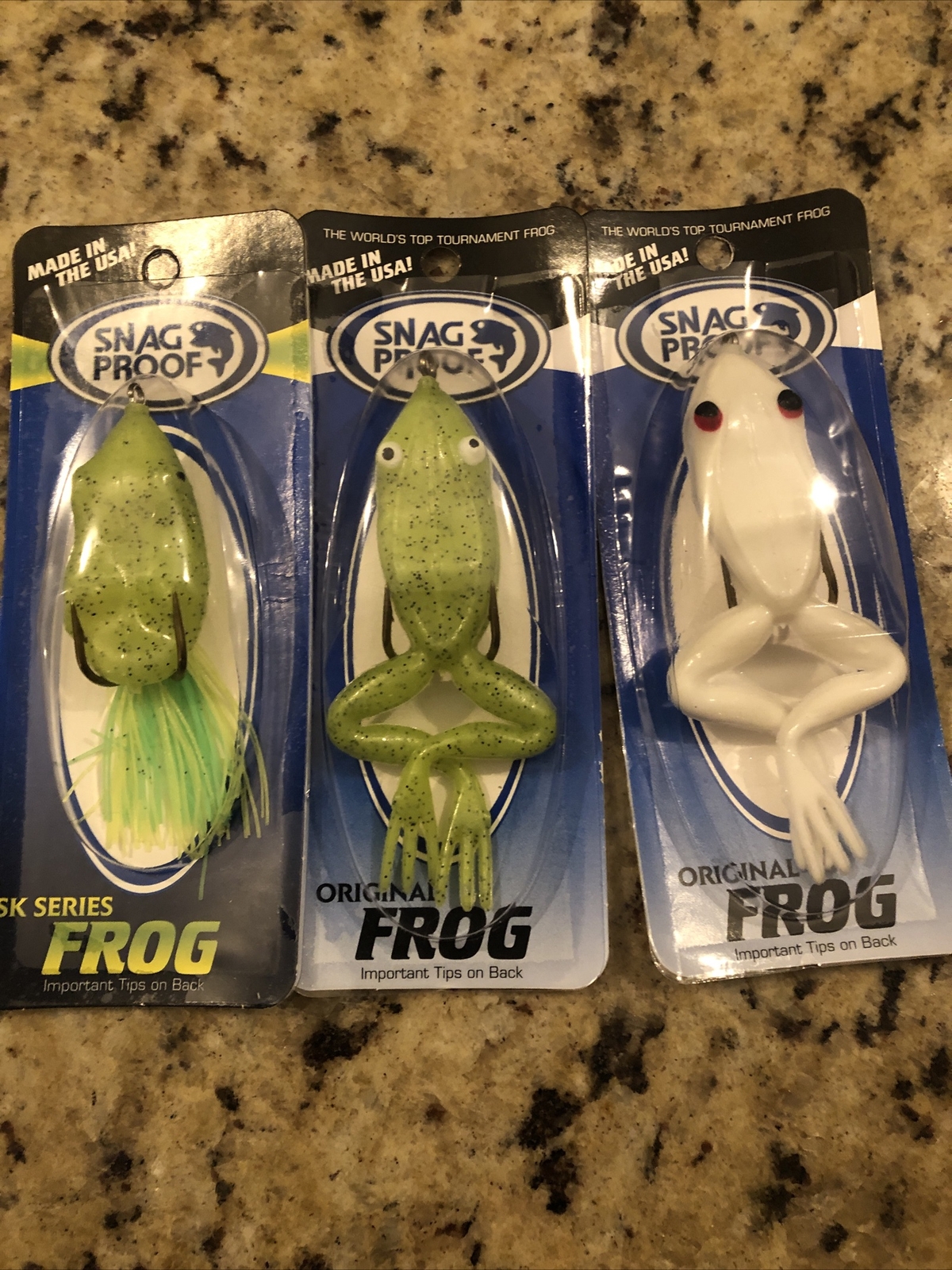 3 Count Lot New in Package Snag Proof SK & Original Frog Topwater Lures!! - Image 4