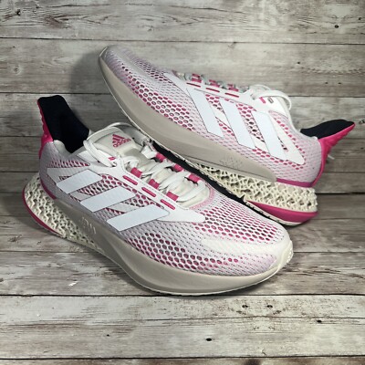 Adidas 4DFWD Pulse Womens Running Shoes Size White Pink Grey Q46225 NEW 