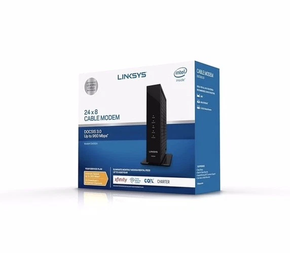 Linksys CM3024 High Speed DOCSIS 3.0 24x8 Cable Modem Factory Sealed - Image 3 of 3