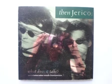 Then Jerico What Does It Take 7" London LONG223 EX/EX 1989 wraparound silver ...