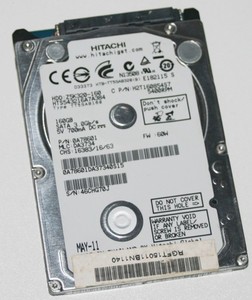 HITACHI Z5K320-160 SATA 2,5" 160 GB PCB: 220 0A90269 01