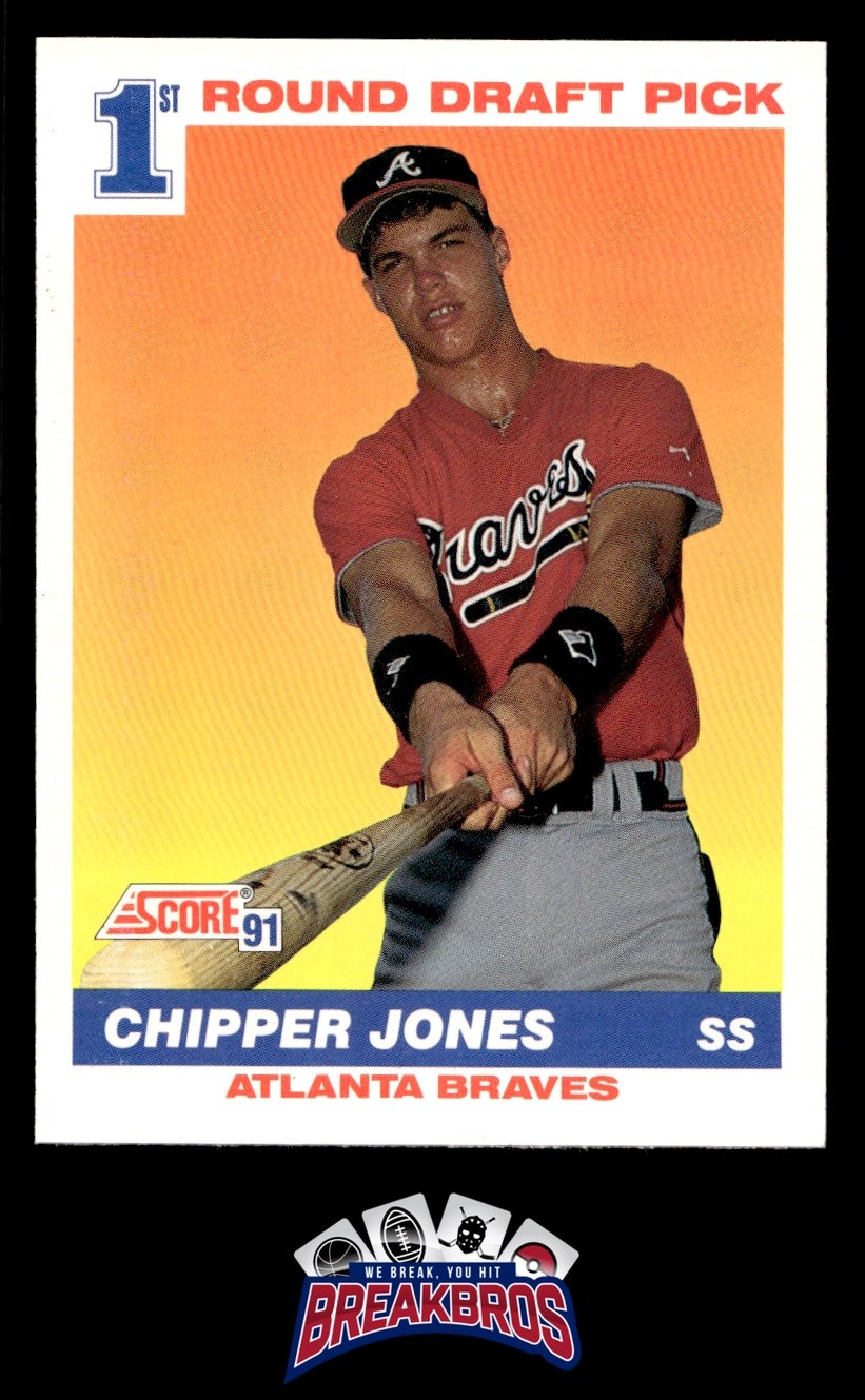 1991 Score #671 Chipper Jones