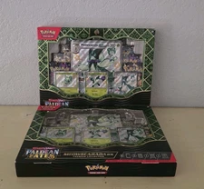 Lot Of 2 Pokemon Scarlet&Violet Paldean Fates Meowscarada EX Premium Collection