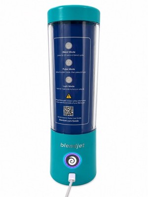 BlendJet 16oz Personal Blender Portable Self-Cleaning Mint 2 150W USB-C Charging