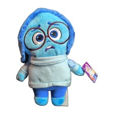 Disney Pixar Inside Out 2 Talk It Out Sadness Plush 7.5 Inch Talking Works NWT