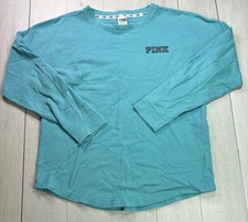 Women s Victoria s Secret, Pink Pullover, Crewneck Hoodie Size M Teal