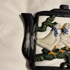Vintage Cast Iron Goose Geese Trivet Painted Teapot — photo 4