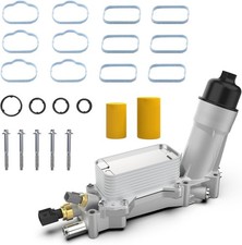 Aluminum Engine Oil Cooler Filter Housing for 36L Dodge Jeep Chrysler Ram