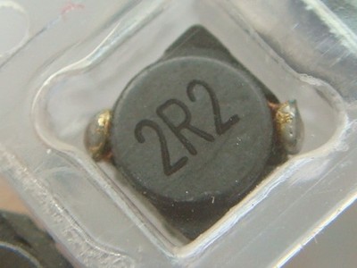 250 pieces 2.2uH smd Power Inductors by CHILISIN SCDS4D28T-2R2M-N -- New/Unused