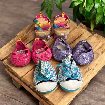 Build A Bear Shoes Roller Skates  Sneakers Mary Jane s 4 Items