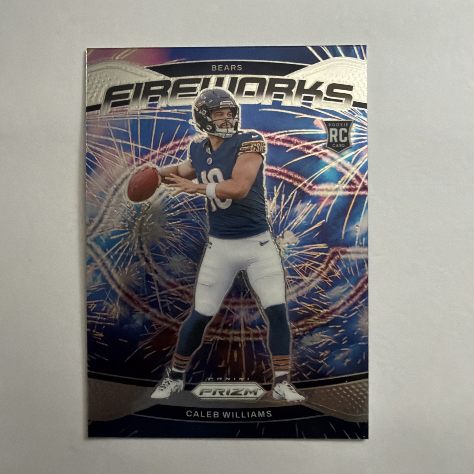 2024 Panini Prizm - Fireworks Caleb Williams #25 (RC)