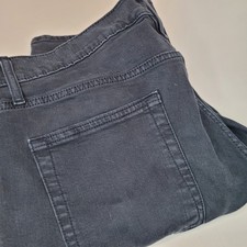 Goodfellow  Co Men's 38X32 Dark Blue Straight Fit Total Flex Straight Jeans