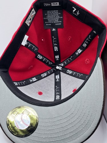 Burdeens Chicago Rahnni Fitteds Chicago White Sox Flu Game Size 7 1/8 NewEra Hat - Picture 6 of 7