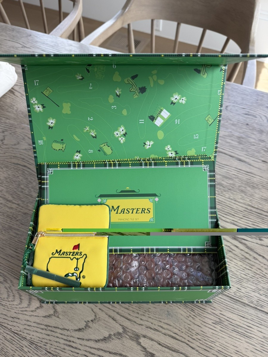2026 MASTERS MAHJONG SET . RARE! Includes MAT & TILE BAG