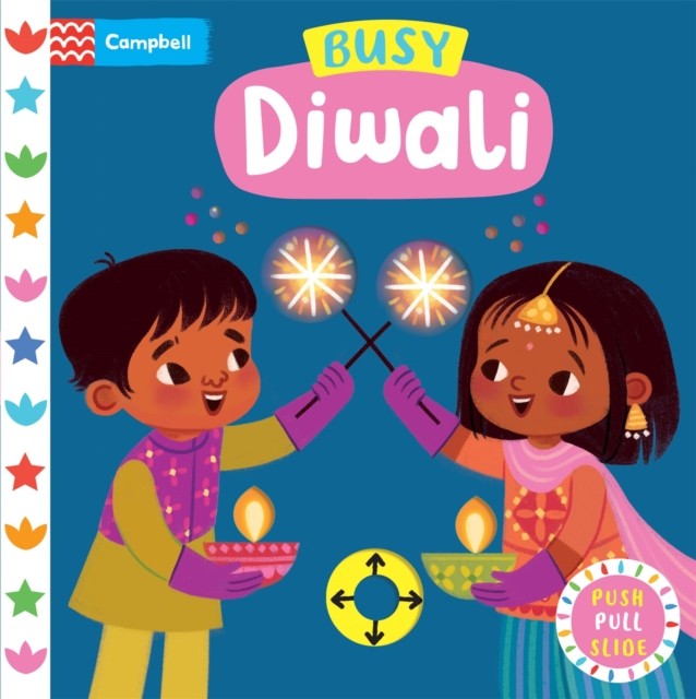 Busy Diwali: A Push, Pull, Slide Book by Campbell Books 9781035030057 NEW - Image 4