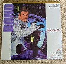 Moonraker Deluxe Letterbox Laserdisc 2 Disc Set James Bond 007 Roger Moore