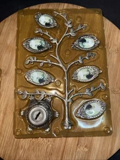Things Remembered Family Tree Ornate Holder Silvertone 11 Frames New Never Used