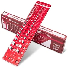 Updated 42 Nut and Bolt Thread Checker, Bolt Size and Thread Gauge with 19 St...