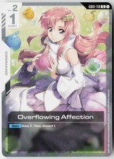 Overflowing Affection #GD01-118 Prices | Gundam Newtype Rising