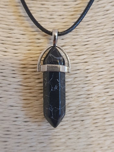 Collar Colgante Cuarzo Cristal Pilar Piedras Preciosas Curativas Yoga Reiki Zen - Imagen 11 de 11