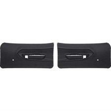 Oer Me859100 1970-74 Barracudacuda Black Front Door Panels Oer Me859100 1970-74 Barracudacuda Black Front Door Panels