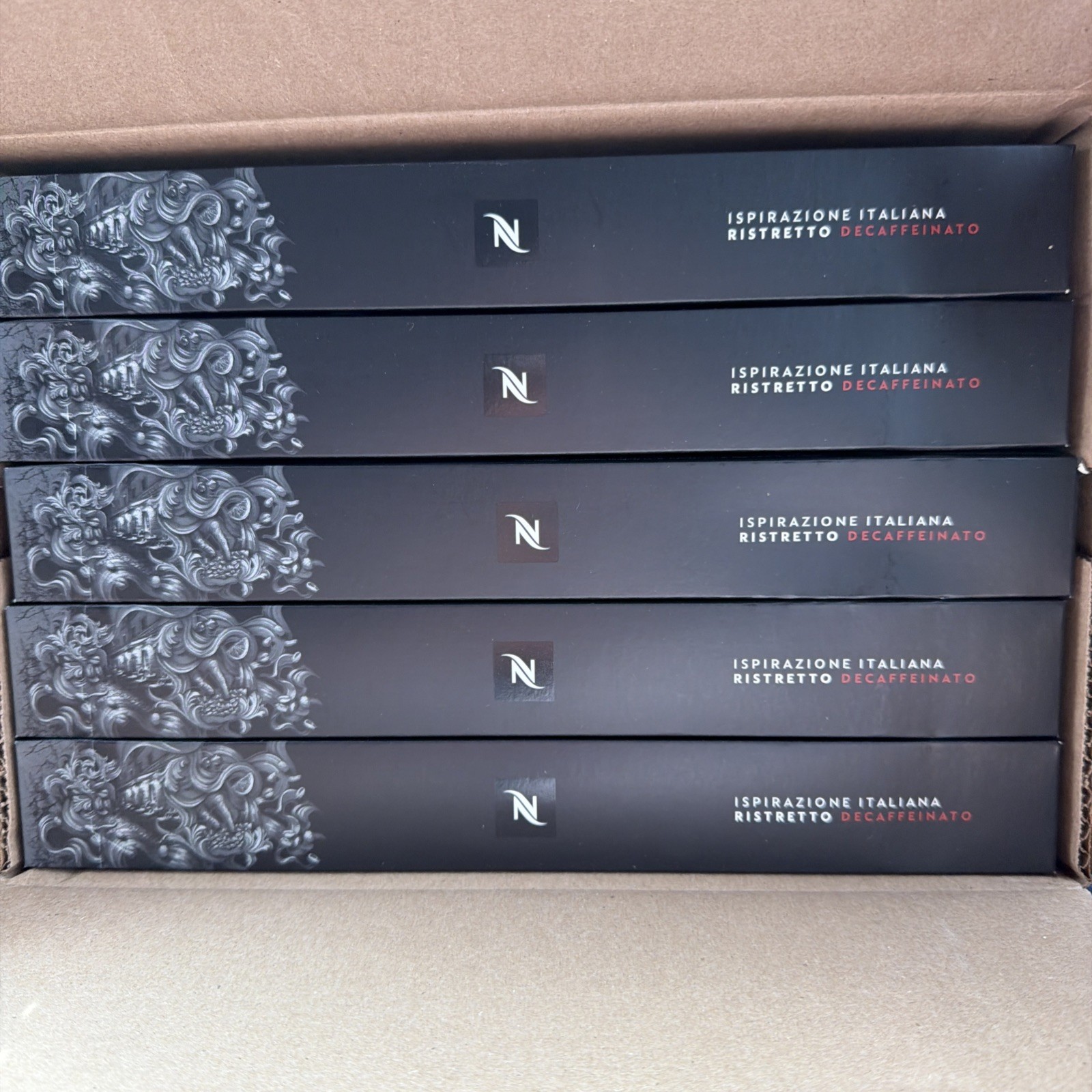 Nespresso Original Ristretto Decaffeinato Coffee Inspirazione Italiana 50 Pods