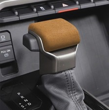 For Toyota Tundra 2022-2026 Light Brown Suede Gear Shift Cover Trim Decoration