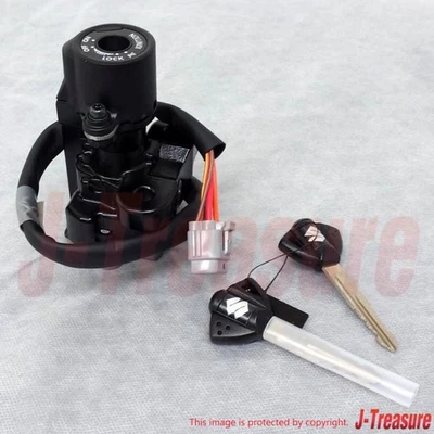 SUZUKI GSX-R1000 09-16 Genuine Steering Lock Assy & 2 Keys Set 37100-41G12 OEM - Photo 1/4