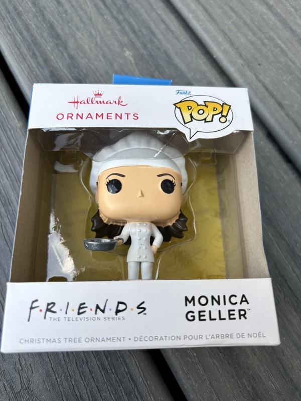 Friends TV Series Monica Geller Funko Pop! Hallmark Collectible Ornament, NIB