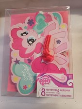 My Little Pony  Come Celebrate  Invitations W/Envelopes Designware 8CT NEW VTG