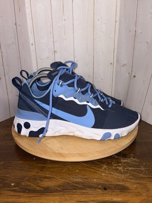 Nike React Element 55 UNC North Carolina Blue